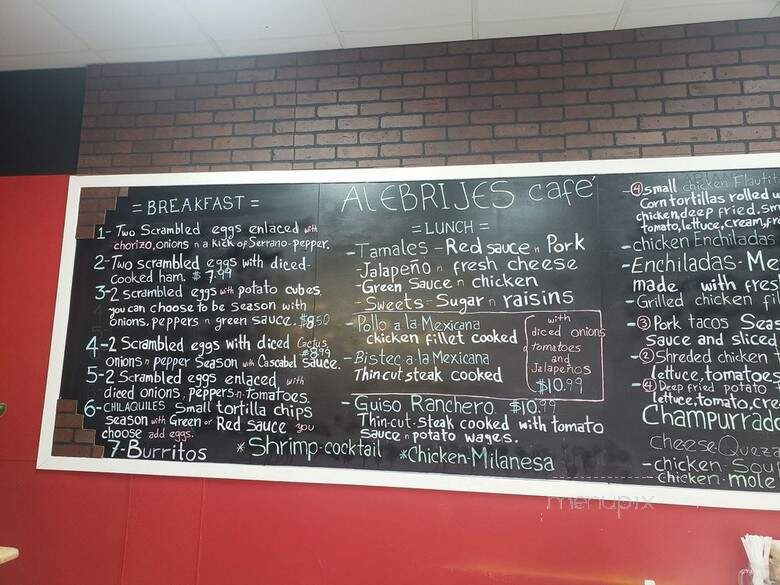 Alebrijes Cafe - Dallas, TX menu_pic
