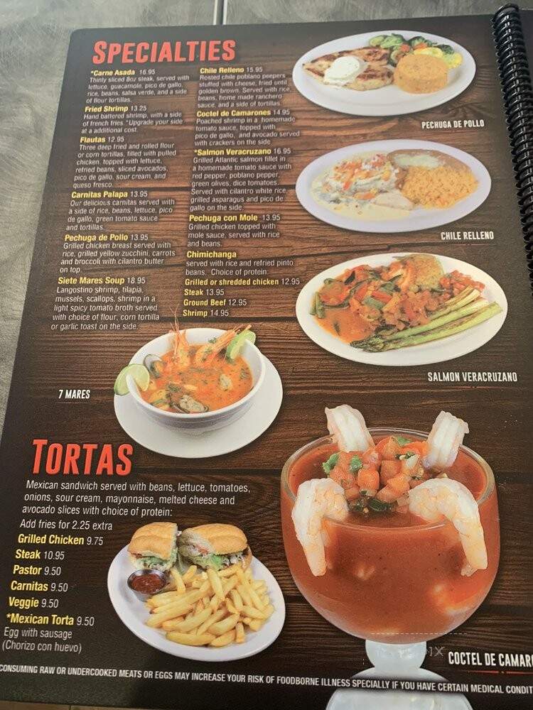 Amigos Mex Grill - Johns Creek, GA menu_pic