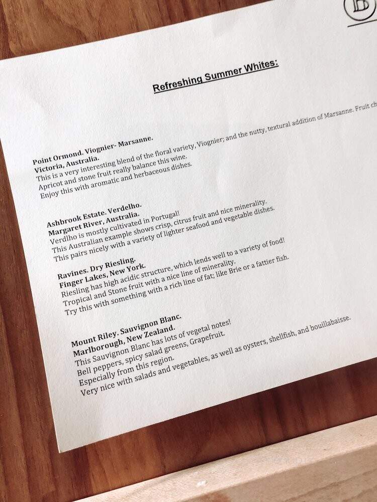 Brick Shop - Pittsburgh, PA menu_pic