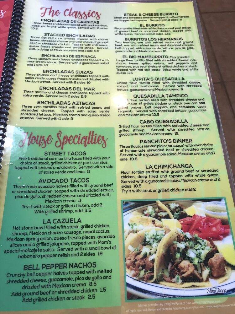 Casa de Reyes Mexican Kitchen - Broken Arrow, OK menu_pic