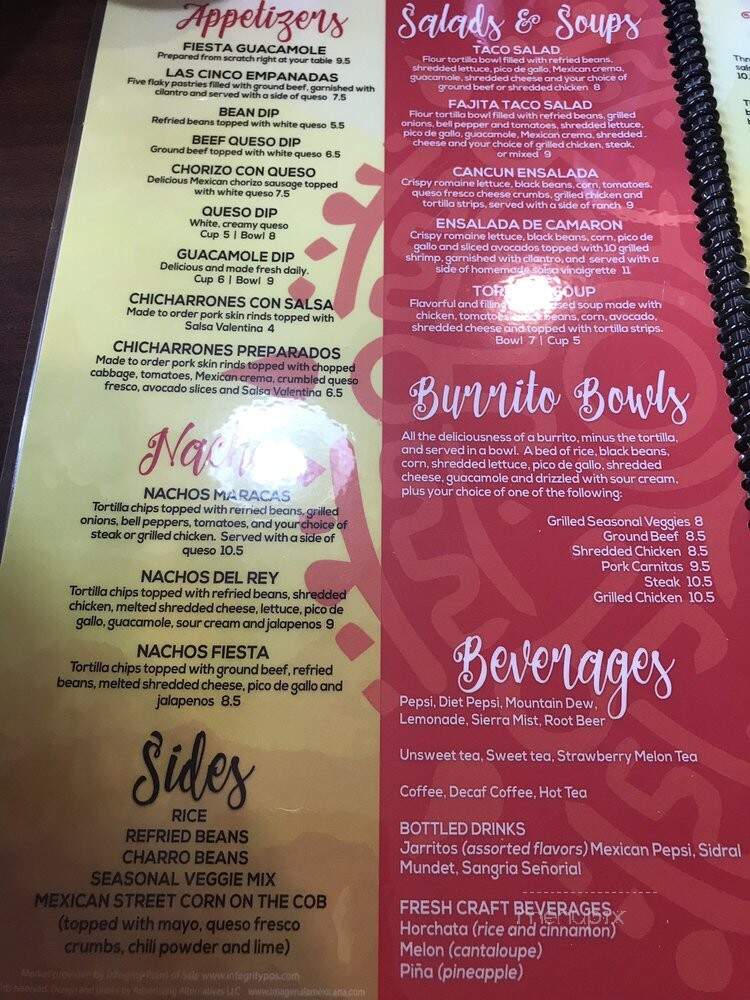Casa de Reyes Mexican Kitchen - Broken Arrow, OK menu_pic
