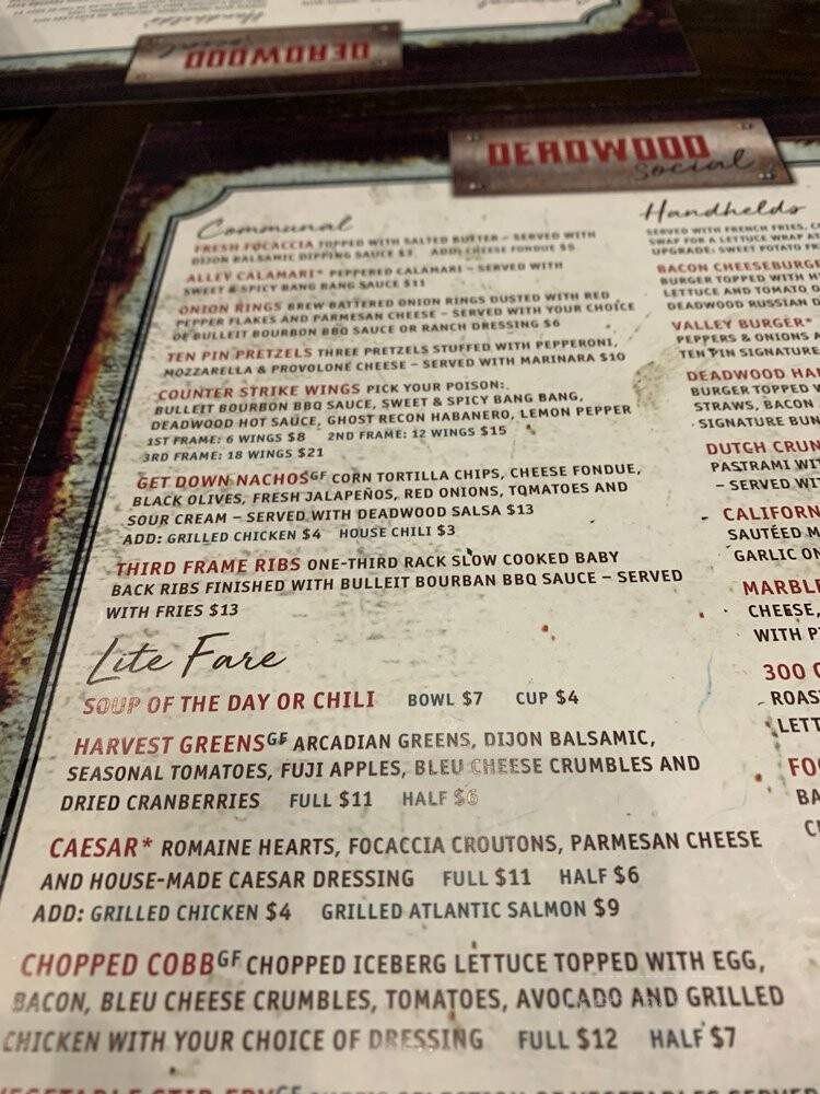 Deadwood Social - Turlock, CA menu_pic