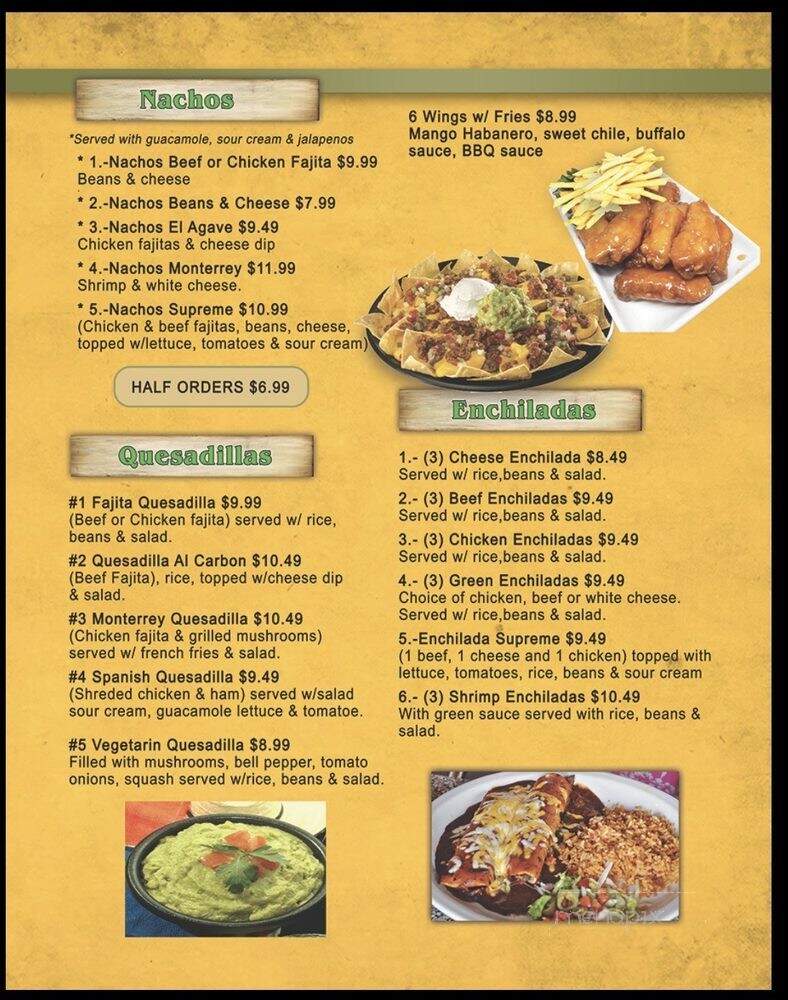 El Bracero - San Antonio, TX menu_pic
