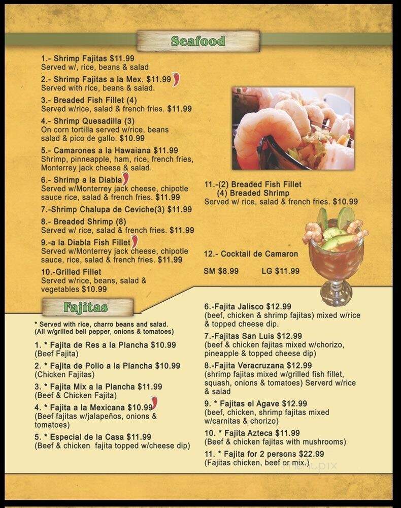 El Bracero - San Antonio, TX menu_pic
