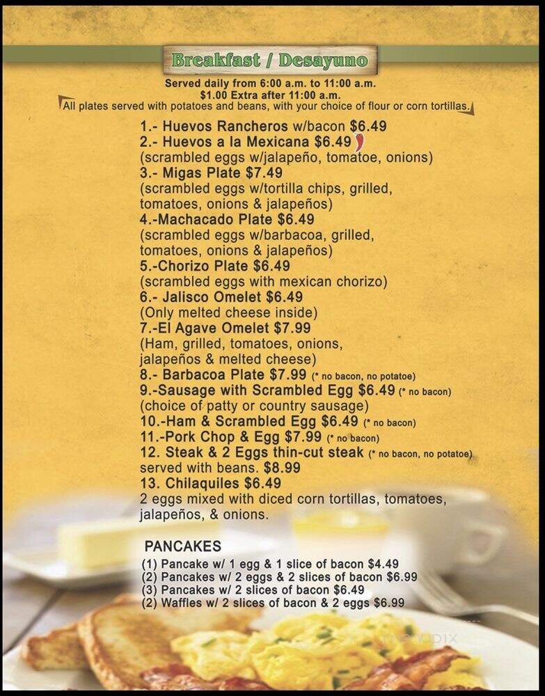 El Bracero - San Antonio, TX menu_pic