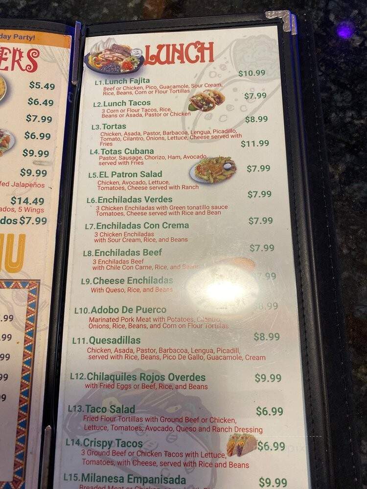 El Patron Restaurant & Bar - Plano, TX