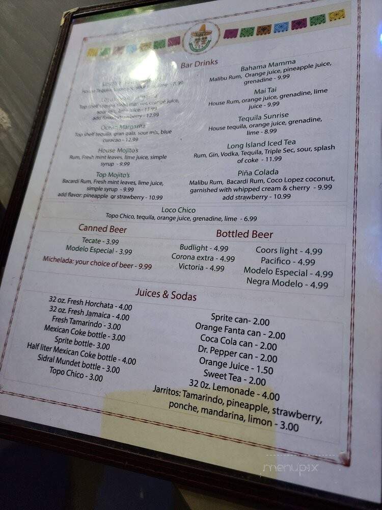 Loya's Mexican Restaurant - New Orleans, LA menu_pic