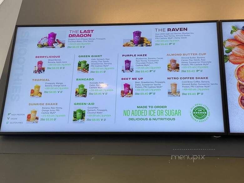 Pure Raw Juice - Bel Air, MD menu_pic