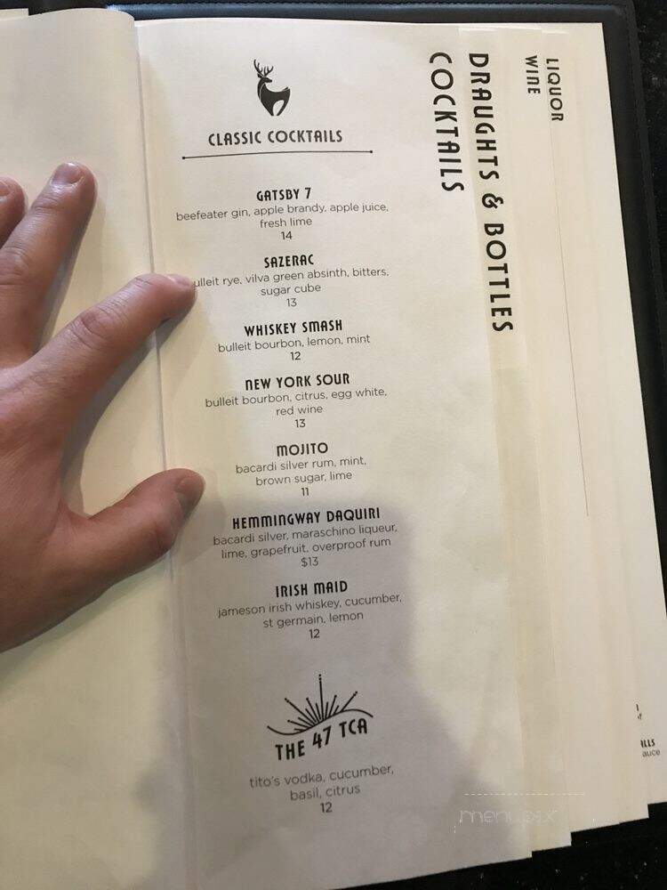 The Standard: Cocktails and Desserts - Big Sky, MT menu_pic