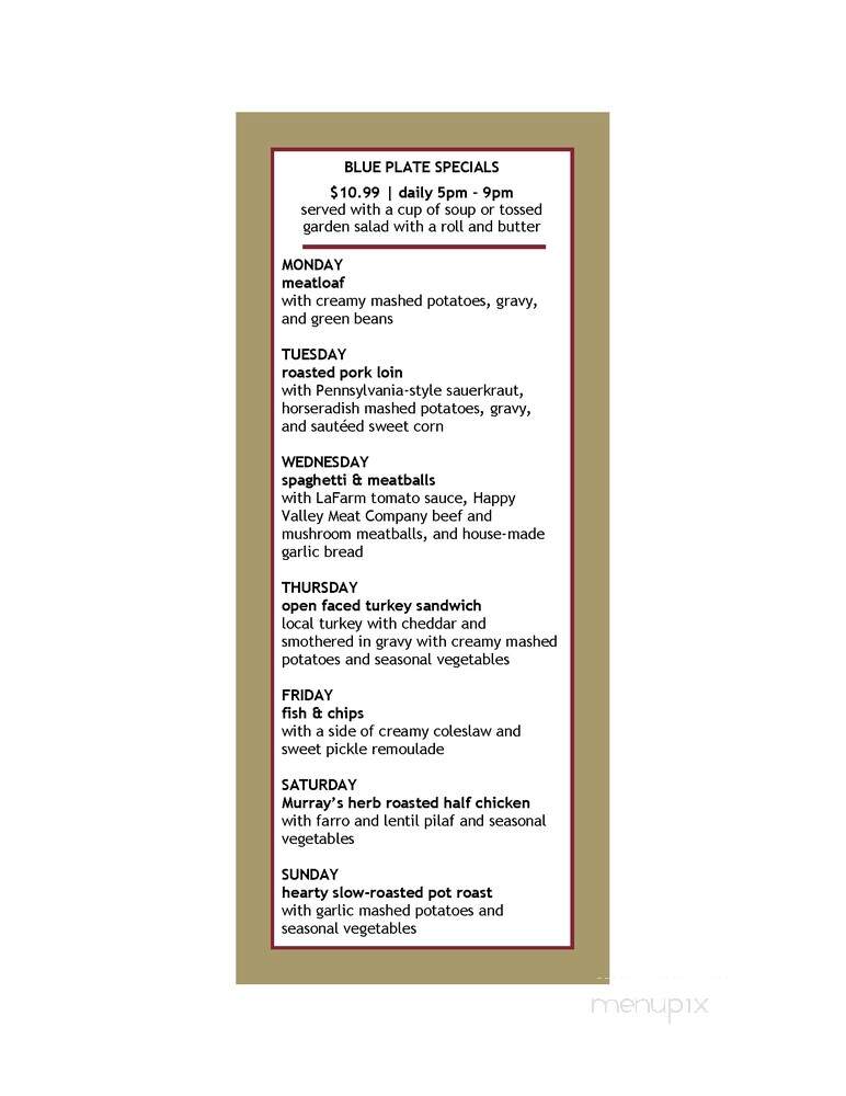 The Trolley Stop - Easton, PA menu_pic