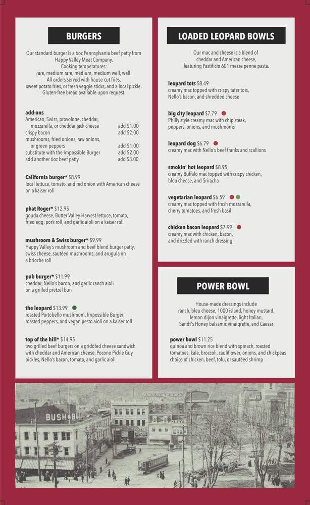 The Trolley Stop - Easton, PA menu_pic