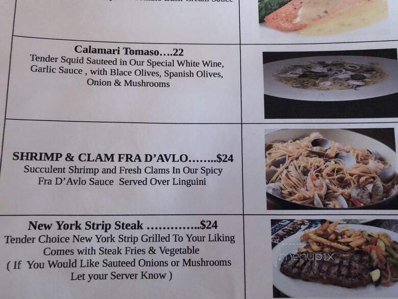 Amelia's Italian Eatery - Schenectady, NY menu_pic