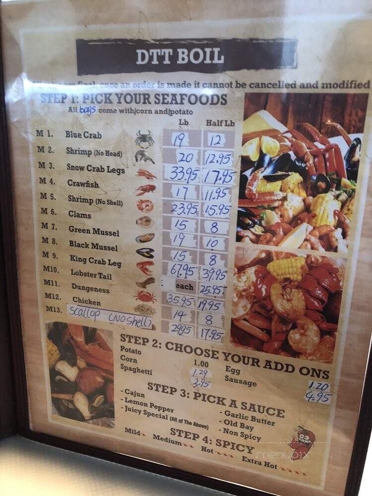 Detroit Crab House - Farmington Hills, MI menu_pic