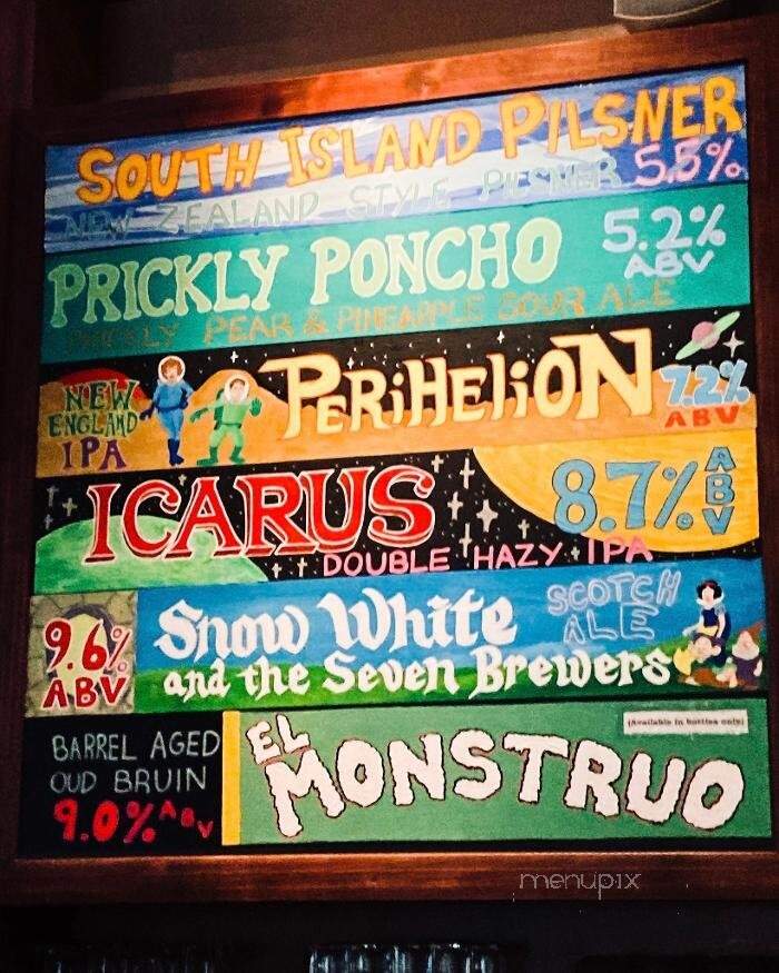 Hidden Mountain Brewing - Santa Fe, NM menu_pic