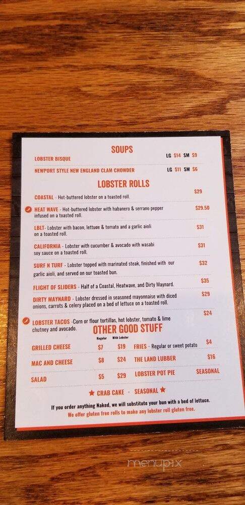 LobsterCraft - Greenwich, CT menu_pic