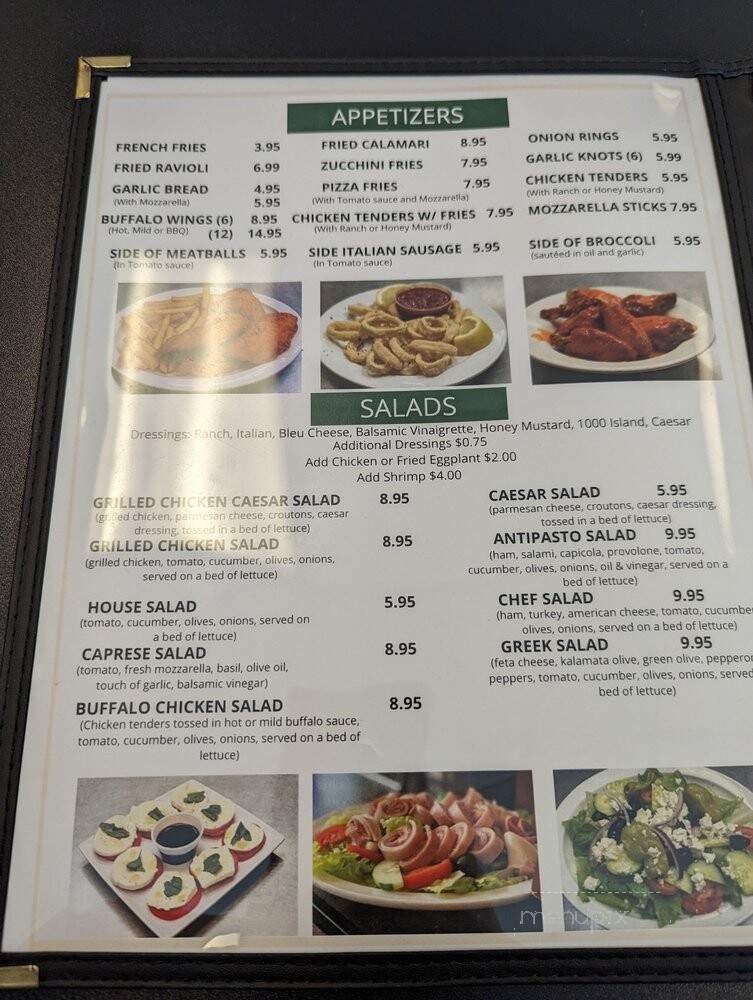 Mario's Pizzeria - Wake Forest, NC menu_pic