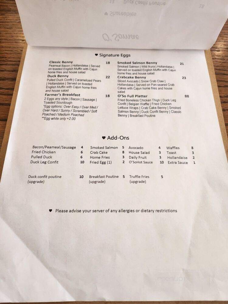O'somae - Toronto, ON menu_pic