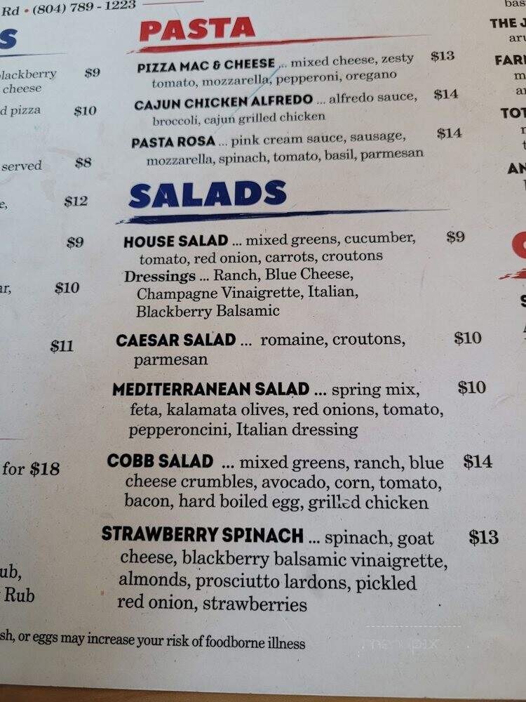 Pizza & Beer of Richmond in Hanover - Mechanicsville, VA menu_pic