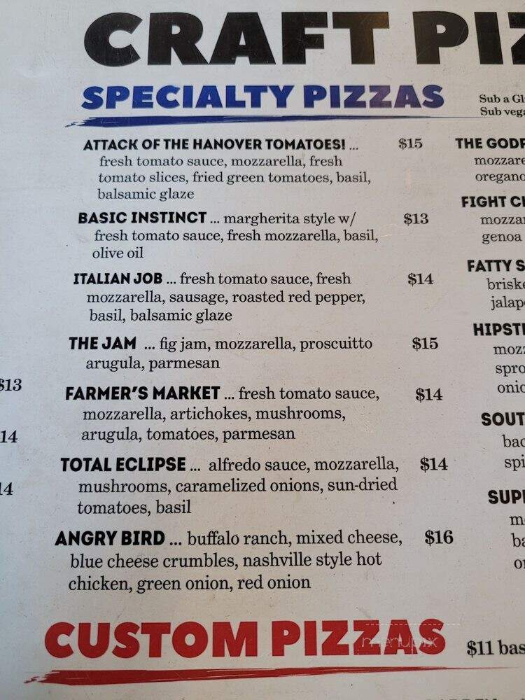 Pizza & Beer of Richmond in Hanover - Mechanicsville, VA menu_pic