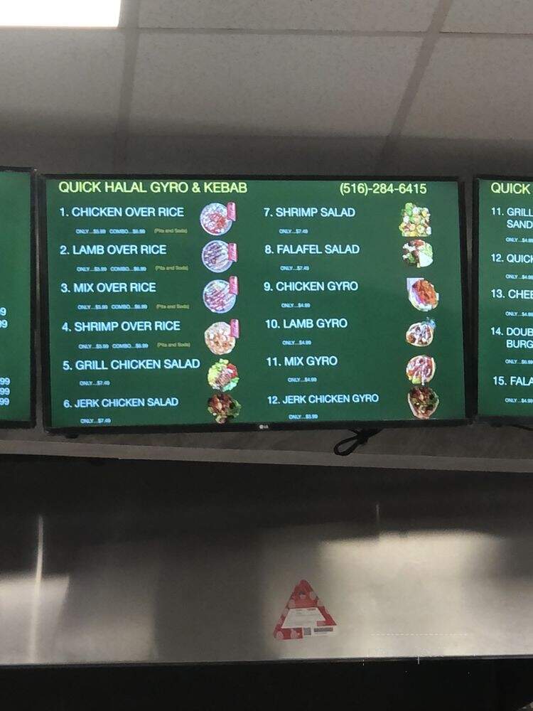 Quick Halal Gyro and Kebab - Elmont, NY menu_pic