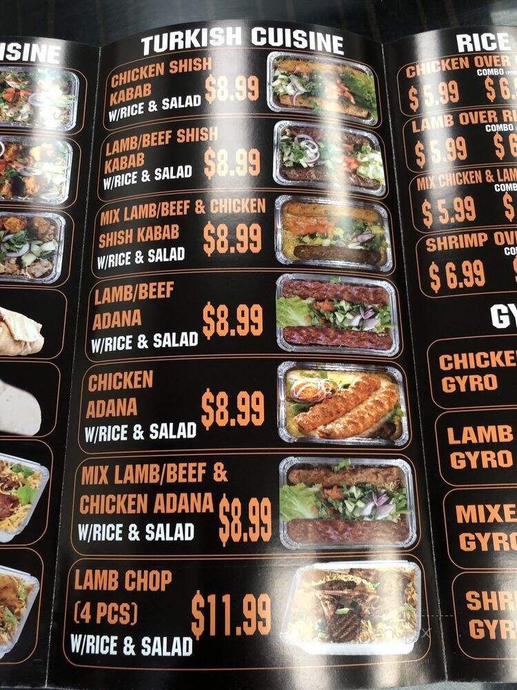 Quick Halal Gyro and Kebab - Elmont, NY menu_pic