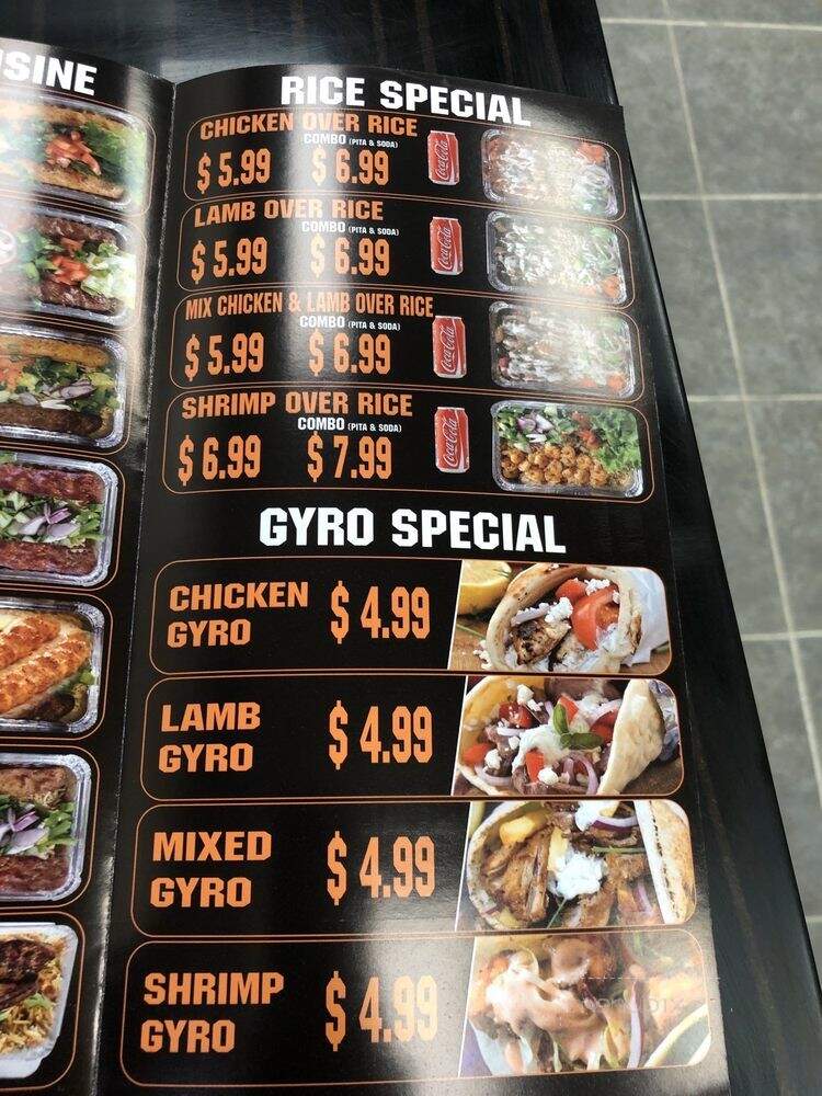 Quick Halal Gyro and Kebab - Elmont, NY menu_pic