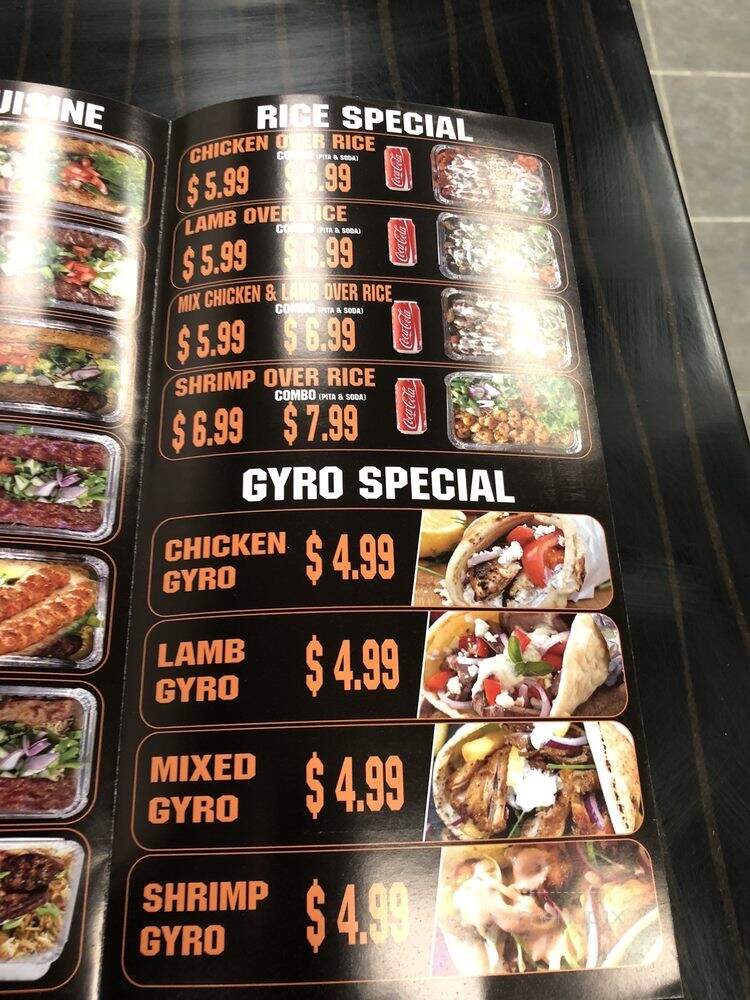 Quick Halal Gyro and Kebab - Elmont, NY menu_pic