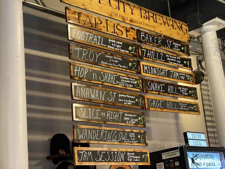 Troy City Brewing - Fall River, MA