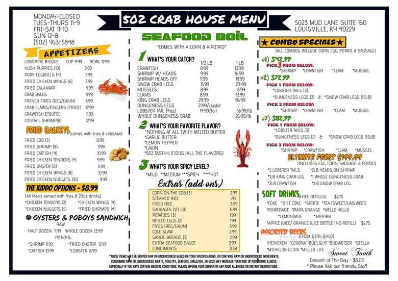 502 Crab House - Louisville, KY