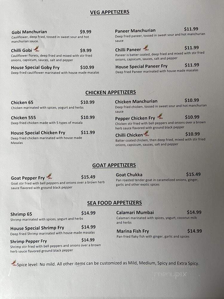 Biryani Kitchen - Warsaw, IN menu_pic