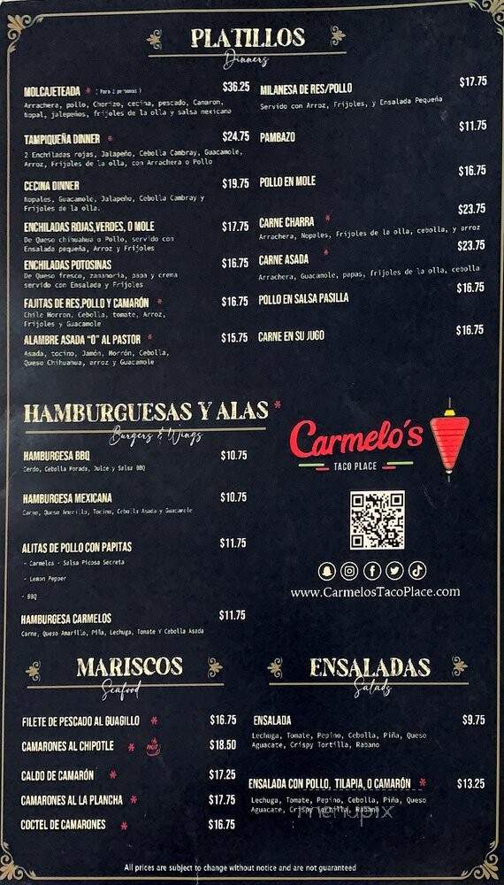 Carmelo's Taco Place - Chicago, IL