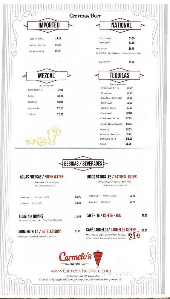 Carmelo's Taco Place - Chicago, IL