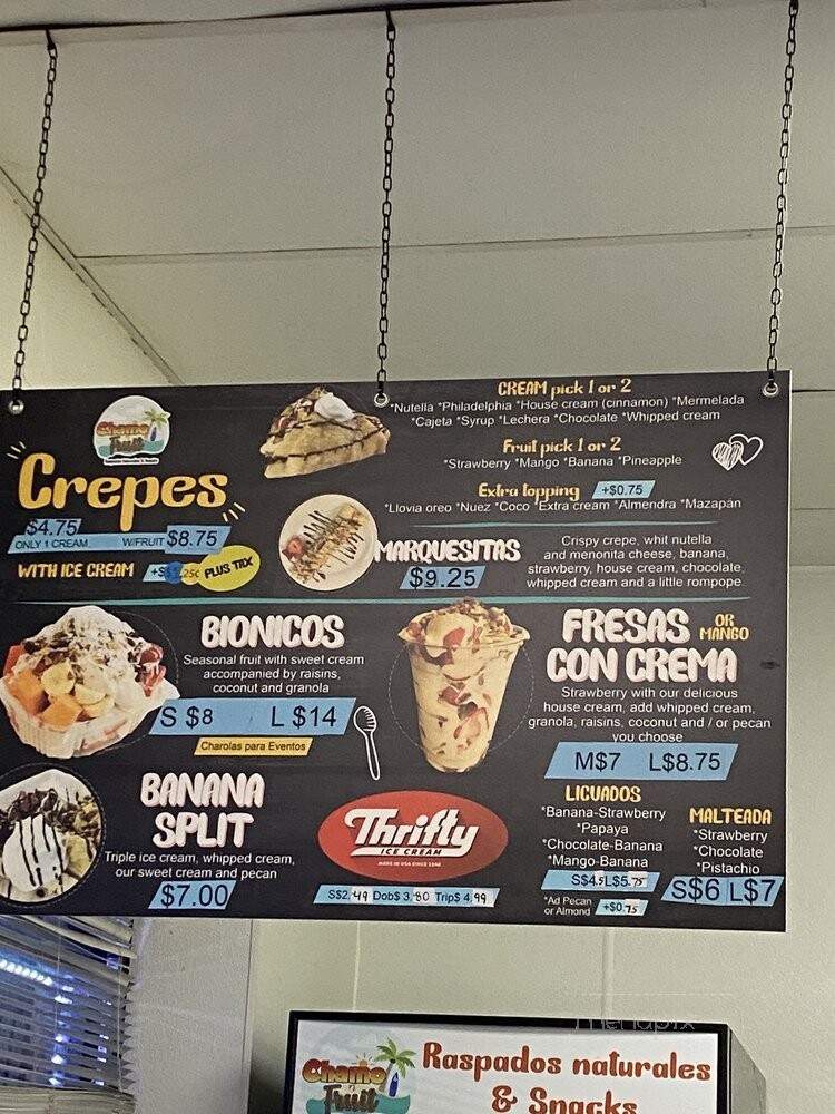 Chamo Fruit - Los Angeles, CA menu_pic