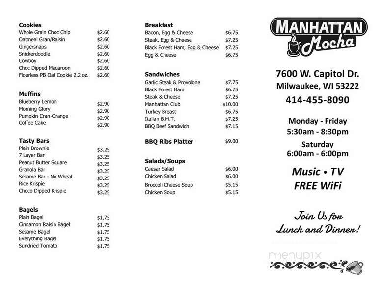 Manhattan Mocha Cafe - Milwaukee, WI