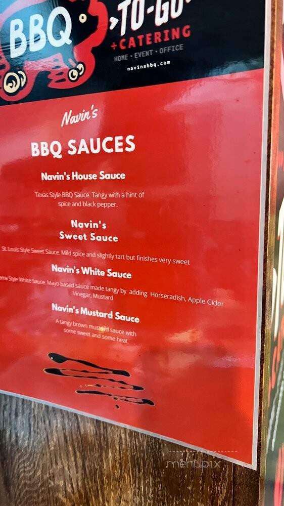 Navin's BBQ - St. Louis, MO menu_pic