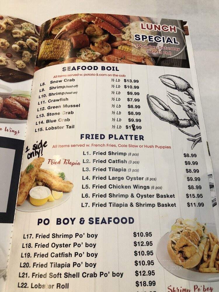 Ocean Breeze - Orange Park, FL menu_pic