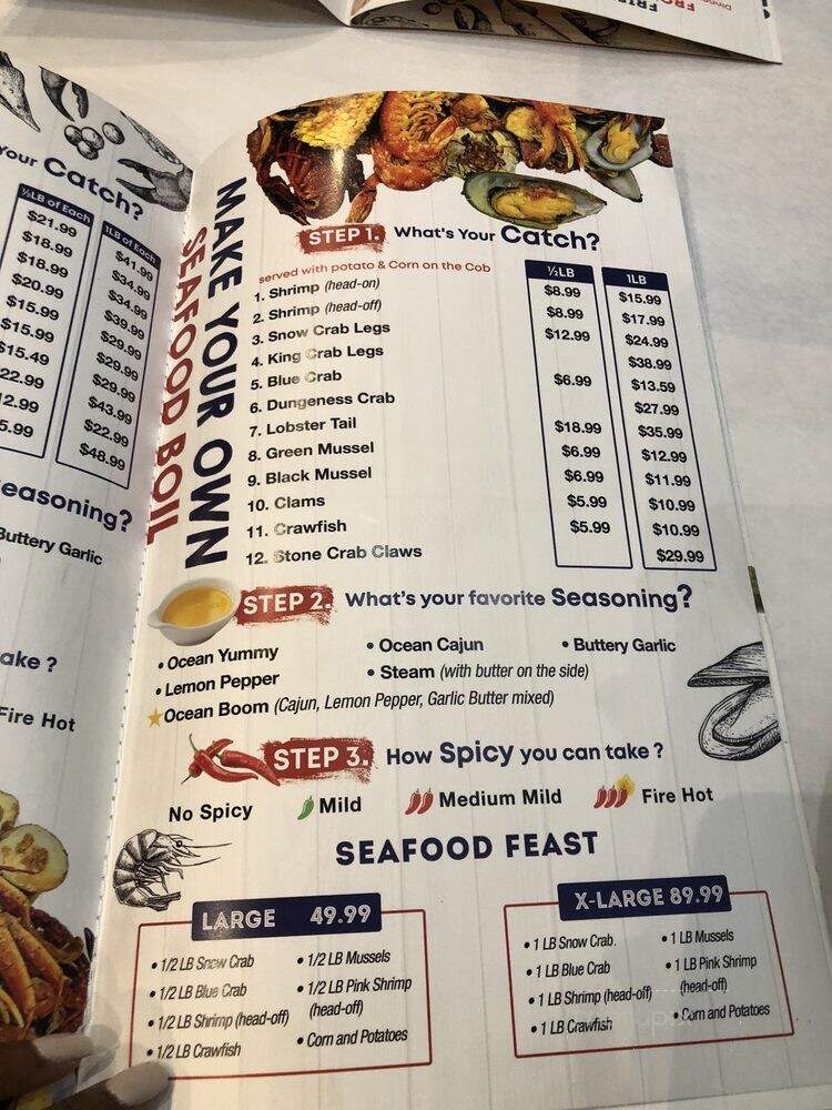 Ocean Breeze - Orange Park, FL menu_pic