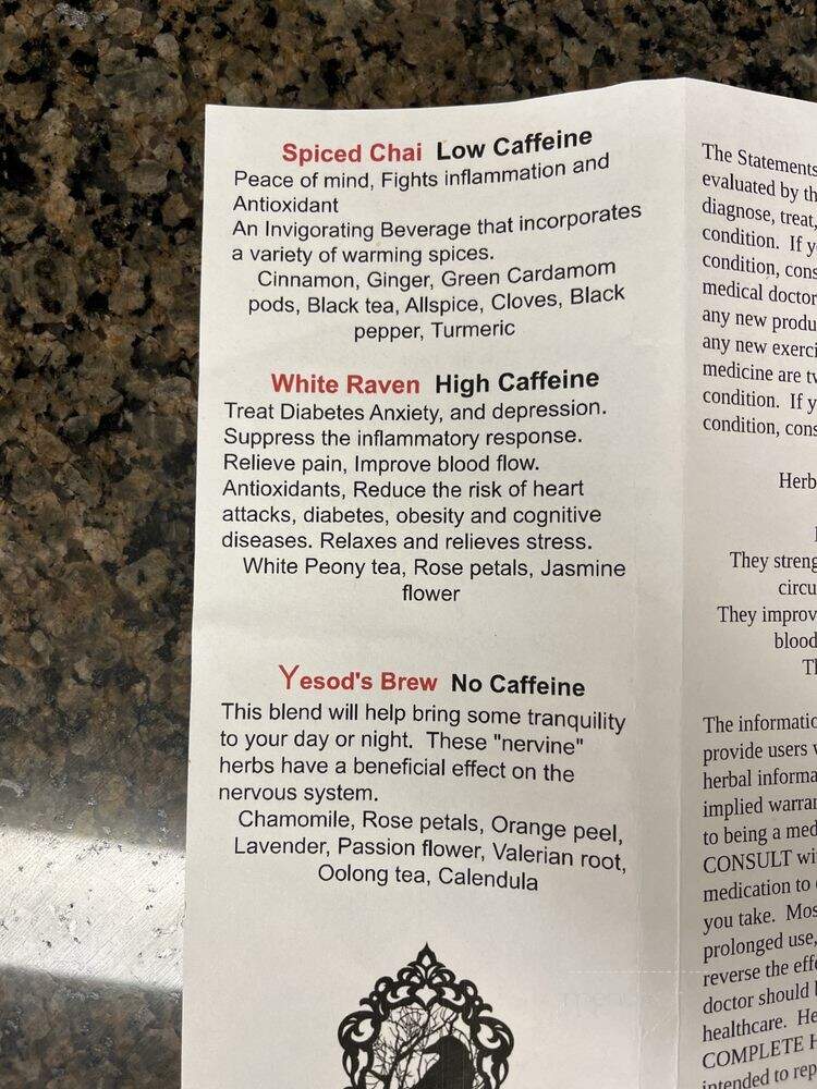 Ravenwood Coffee & Creations - Clarksville, TN menu_pic