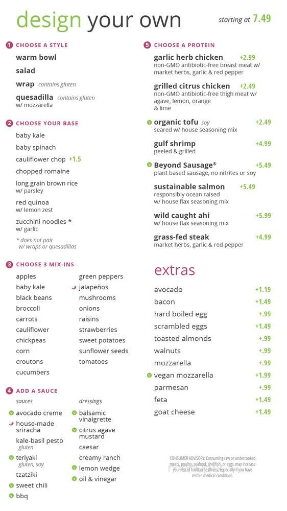 SoFresh - Lakeland, FL menu_pic