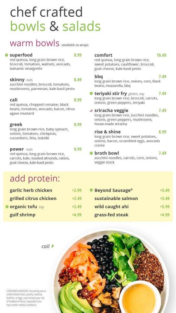 SoFresh - Lakeland, FL menu_pic
