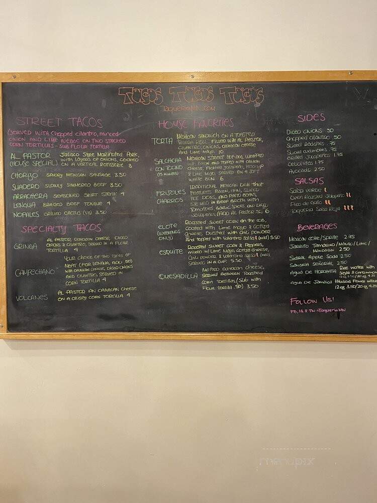 Tacos Tacos Tacos - Duluth, MN menu_pic