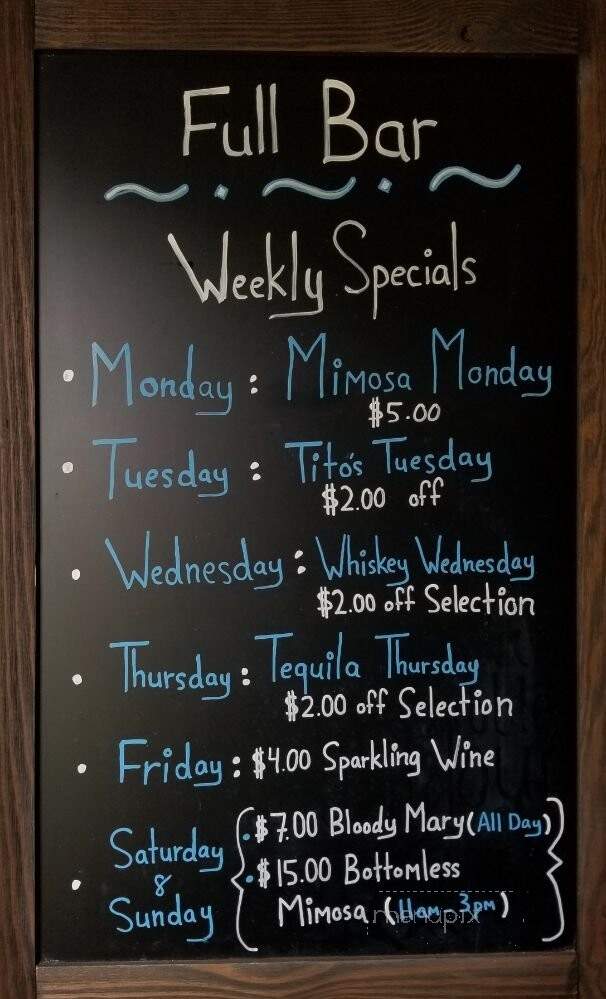 The General Sports Bar - Marina, CA menu_pic