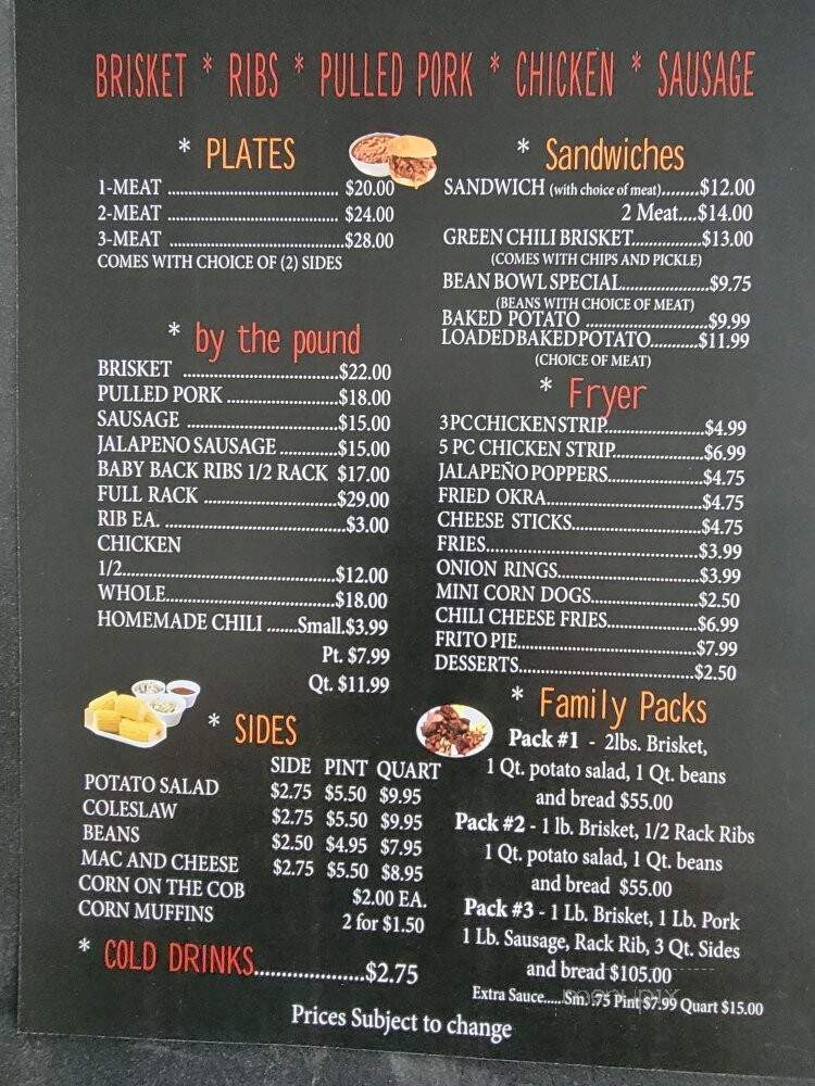 La Sierra BBQ - Roswell, NM menu_pic