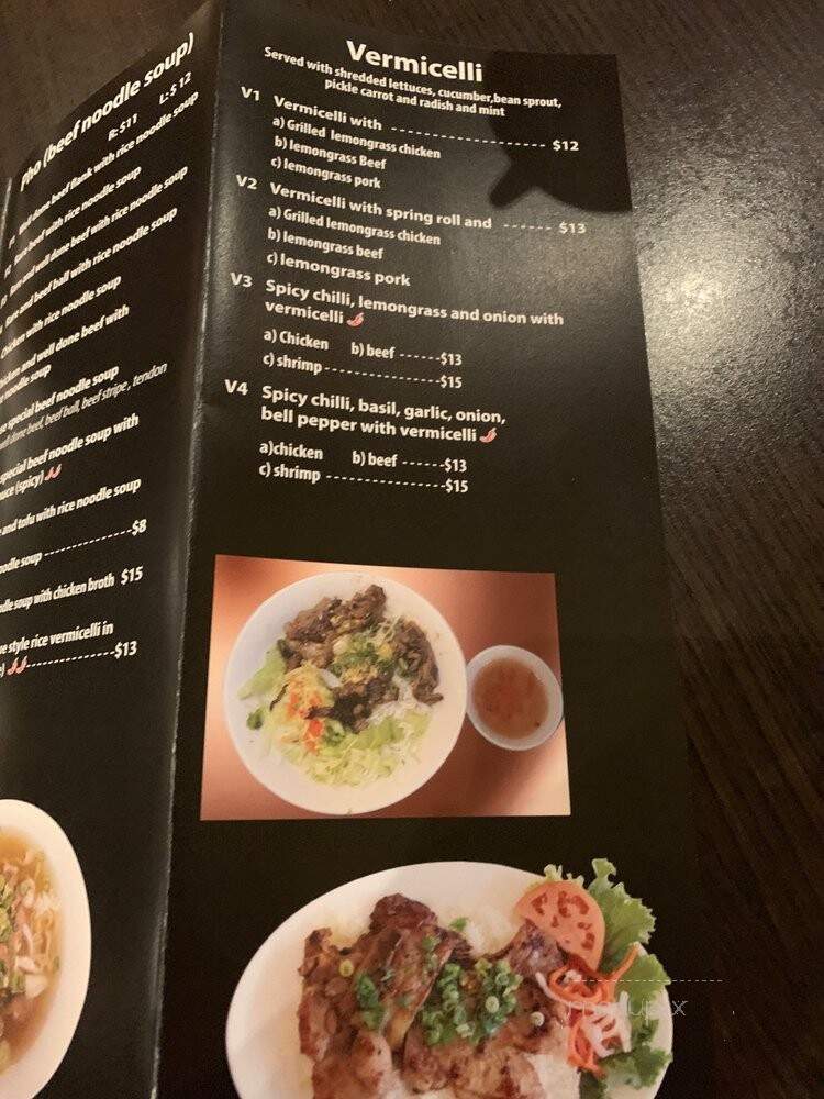 Saigon House - Toronto, ON menu_pic
