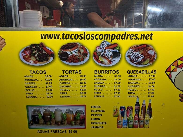 Tacos Los Compadres - Stockton, CA menu_pic