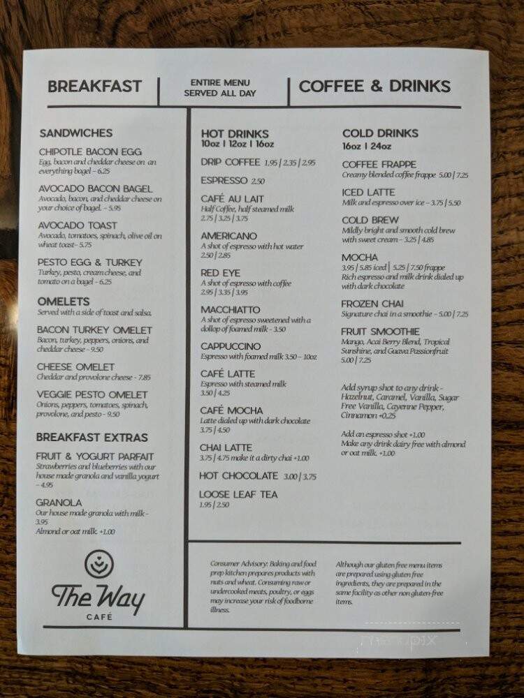 The Way Cafe - Bronx, NY menu_pic
