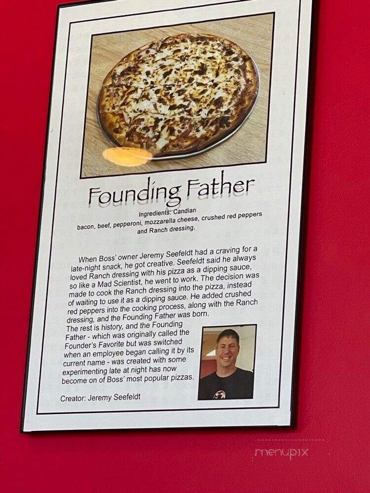 Boss' Pizza & Chicken - Grand Forks, ND menu_pic