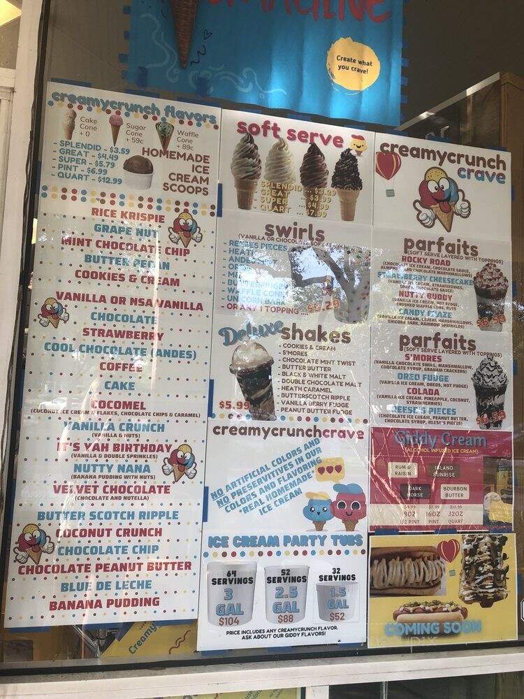Cocolando Creamery & Cafe - Ocoee, FL menu_pic
