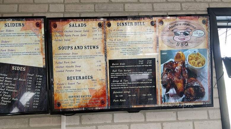 Maudes Alabama BBQ - Flint, MI menu_pic