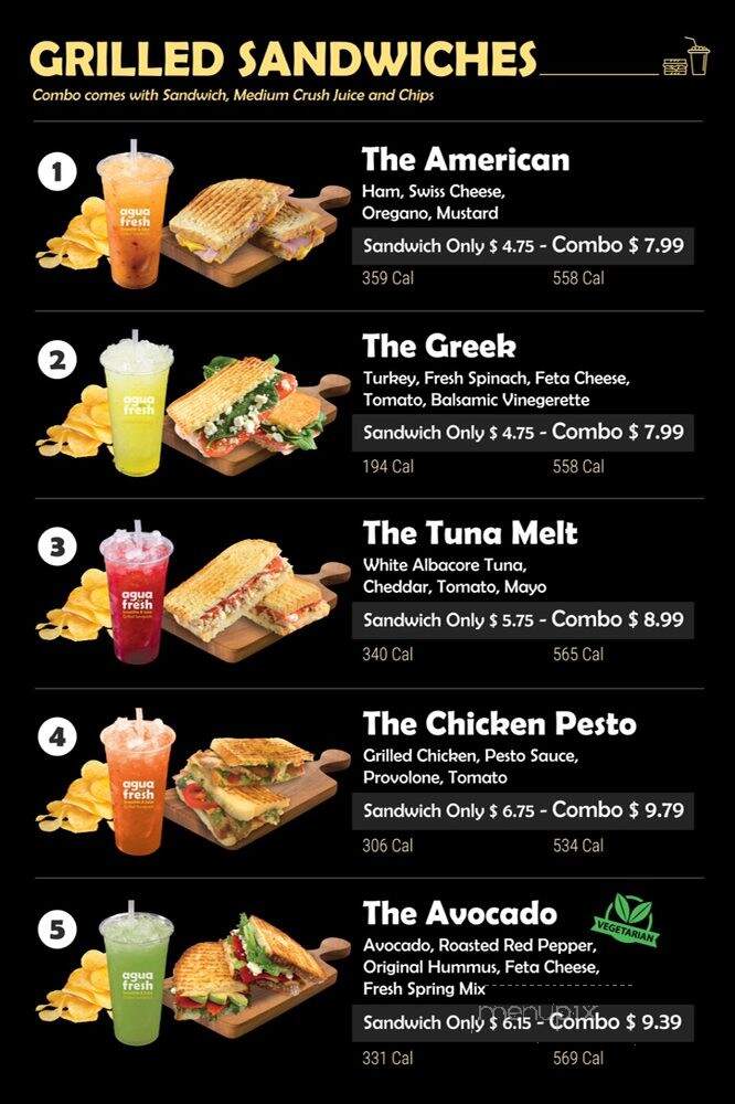 Agua Fresh - Sioux Falls, SD menu_pic